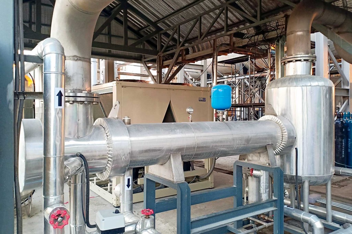 ติดตั้งชุดลดความชื้นไบโอแก๊ส Biogas Dryer Dehumidifier